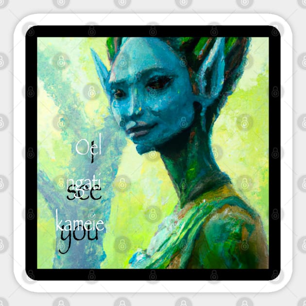 Avatar - I see you Sticker by Ciokermatt